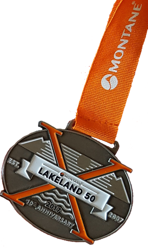 Lakeland 50 medal